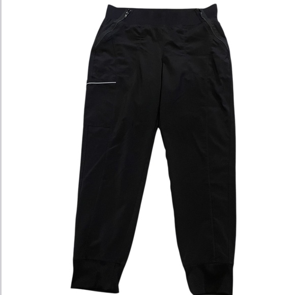 Cherokee Infinity Black Jogger Stretchy Scrub Pants CK110A Women's Size M - Picture 8 of 9